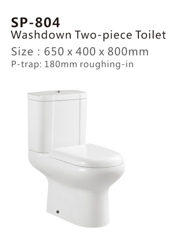 toilette siege anglais Two piece